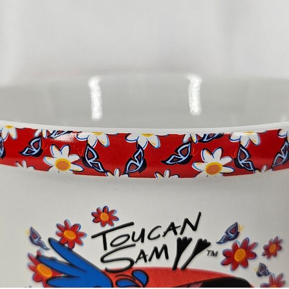 KELLOGG TOUCAN SAM THEMED CEREAL CERAMIC BOWL - COLORFUL & FUN! - Picture 6 of 6